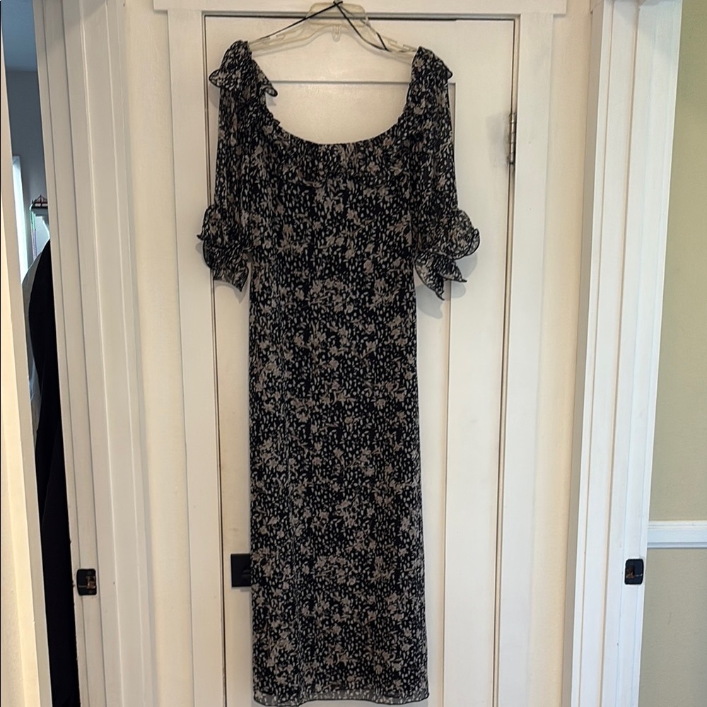 Vici Black and White Dress